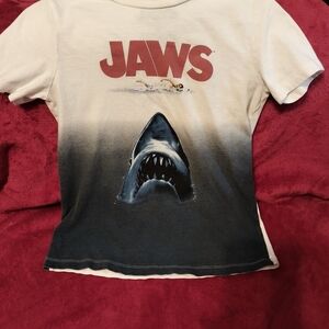 Universal Jaws Kids Shark Tee - Red and Blue